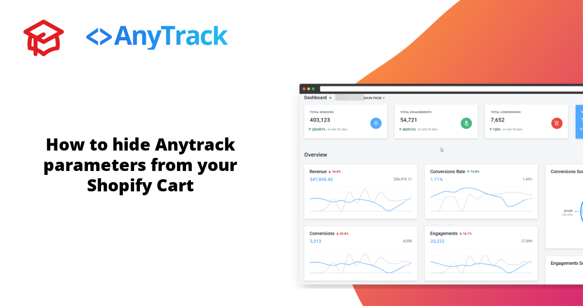 How to hide Anytrack parameters from your Shopify Cart